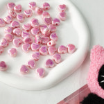 컬러 하트 믹스 구슬 파스텔 비즈공예재료 취미 키링 악세사리 만들기 : 비즈팔레트