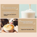 -A14E 300ML 믹싱 컵 전기 우유 거품기 교반 커피 머그잔 뜨겁고 차가운 : 한라물산24