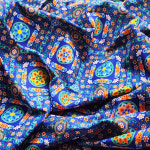 [한국전통문양원단] K마스터피스시리즈 54번째 단청 반다나 : 해피 퀼트