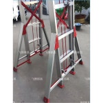 A형 사다리 높은 산업용 실내 캠핑용 6.6m 조리개 사다리-98756 튜브 접이식 : 픽업트렁크