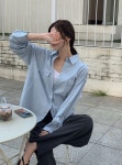 여성 린넨셔츠 3color 포켓 루즈핏 와이셔츠 봄 여름 살타방 오피스룩 빅사이즈 셔츠 : 234