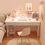 다용도 컴퓨터 책상 학생 공부 코너 소형 테이블 노트북 게이밍 수납 거실 원목 우드 : 캠프엠