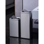 상업용 휴지통 스테인리스 대형 내구성 2칸 카페 비접촉 1 키큰 팬션 01 스텐 아파트 1 스트레이트 캡 12리터 사은강 일반형 : 네이보라-