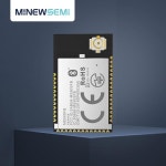 Minewsemi 32 GPIO 북유럽 블루투스 LE 5.0 블 모듈, MS50SFB3 IPEX 무선 nRF52810 -96dBm : 라온율11