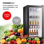 미니바 냉장고 잠금식 객실 호텔 모텔 기숙사 술장고 맥주 GD-55 냉장+블루라이트+강화유리 : 칠리문어