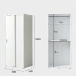 키작은옷장 슬라이딩 800 중학생 좁은방 키낮은 옷장 H4410 : 꽃구름 이야기