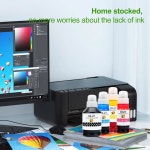 잉크 병 Gi-21BK 안료 탱크 135ML (4팩, 블랙 시안 마젠타 옐로우) Gi-21Y C M 캐논 PIXMA G2260 G3260 G1220 G1230 G2270 G3262... 