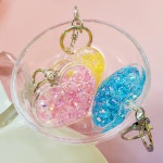 반짝반짝 통통 하트 키링 3 color : 동대문 도도하라