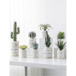 인테리어 화분 매장 축제 밝은노란색 데코 할로윈 행운 시뮬레이션 조화용품 휴게실 작은 유리잔 : 원픽소유