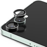 신지모루 메탈 프레임 링 카메라 강화유리 액정보호필름 블랙 갤럭시Z 플립7, 1매입 : 신지몰스토어