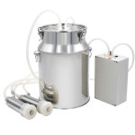 휴대용 착유기 양용 전기 진공 반죽짜는기계 산양유 맥동 소형착유기 목장 맥동형 소젖 1 6근 양용 플러그인 전동직흡 : 파랑마루상회