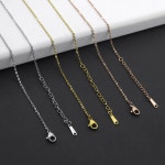 써지컬스틸 모줄체인 목걸이줄 펜던트 체인 목걸이 만들기 재료 1.5mm : 미니겟