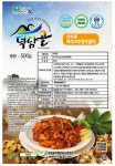 덕담골 무항생제 유황오리 산수유 고추장 주물럭 500g 안주 간식용 : 덕담골 장터마을