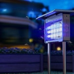 고출력 모기 퇴치기 농장 벌레 모기등 5W 머신1대 미끼2팩 해충 걸이형 램프형 조류 원형 블랙 관용120 : 딱좋은상점