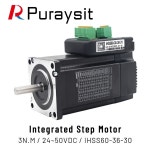 Puraysit CNC 하이브리드 서보 iHSS60-36-30-31, 단일 축, 2 상 60 통합 폐쇄 루프 스텝퍼 모터, Nema24, 3NM, 24-50VDC : 오니8