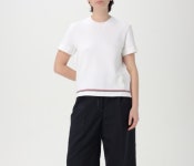 [국내당일] 톰브라운 코튼 피케 티셔츠 FJS193A J0185 100 : 피오르노