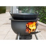 장작 난로 화목 가정용 년형 마당화로 마당 감성 손잡이 화목난로문 내화 : 해리스틱