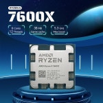 AMD 라이젠 5 7600X 6코어 12스레드 4.7GHz L3=32M 프로세서 105W 소켓 새 제품 (쿨러 미포함) : 동백산업