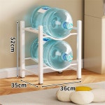 생수통 선반 거치대 물통 은회색 이동식 급식소 카바 진열대 블랙 업소용 받침대 생수통선반 : 올바이어1