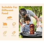 꼬치 BBQ 수직 팬 스파이크 브러시 집게 스크루 드라이버 회전 그릴 로티세리 칠면조 타코 알 파스토르 샤와르마 치킨 훈연기 오븐... 