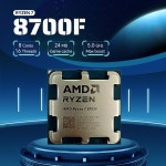 새로운 R7 8700F 65W 4NM L3=16M 4.1GHz AMD 라이젠 8코어 16스레드 게이밍 프로세서 DDR5 소켓 (팬 미포함) : 동백산업