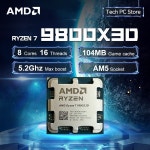 새로운 AMD R7 9800X3D L3=96M 4.7GHz 8코어 16스레드 프로세서 120W 라이젠 4NM DDR5 소켓 (팬 미포함) : 동백산업