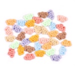 20Pcs 다채로운 구름 양각 된 Flannelette 레이블 태그 바느질 액세서리 가방 의류 DIY 수제 용품 c3211 : 반월홀딩스2