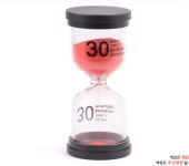 탁상 유리 칼라 모래시계 30분 : 이조은샵