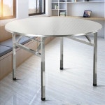 야외용 접이식 발코니 304스테인레스 스텐 테이블 원형 원탁 식탁 72cm x 90cm : 해외구매대행 아홉째이야기