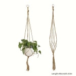 벽걸이 화분 홀더 Macrame 옷걸이 가방 그물 정원 용품 바구니 매달려 식물 꽃 발코 : 코알라넷