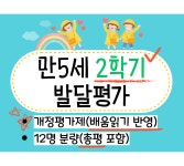 만5세 2학기 유아발달평가/총평 12명(관찰일지 연계/배움읽기 반영 개정평가제 어린이집) : 지혜로운반 교사