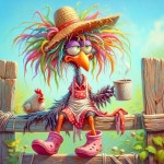 성인용 클렌도 치킨 다이아몬드 아트 키트 - 이글 5D 페인팅, 풀 드릴 닷 젬 월 홈 데코 공예 14x14 인치 G7399 : 글로벌리퍼블릭