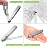 Spurtar 필러 게이지 001 04인치 03 00mm 32 블레이드 테이퍼드 세트 스테 : 바마루