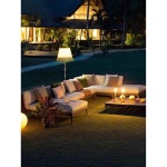 태양광조명 스탠드형 야외 조명 통로 테리스 전봇대 1 블루 주전자등 접지등 온오프 발판 기타 : 딱좋은상점