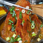 명성옥 돼지고기 김치찌개 돼지갈비 뼈다귀 꽁치 김치찜 1인분 750g : 전주 김치찜 명성옥