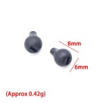 헤어 10PCS 낚시 FLUOROCARBON 라인 RIG 비즈 커넥터 텅스텐 잉어 회전 액세서리 매듭 CHOD 태클 10pcs : 파이파파