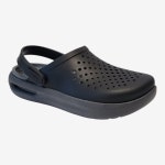 크록스 인모션 클로그 블랙 라이트라이드 남성 샌들 슬리퍼 네이비 : 어센시아