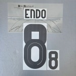 일본 국가대표 24-26 어웨이 8 엔도 네임셋 마킹 자컷 : 픽스더풋볼