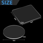 Eersida 양면 테이프 투명 스티커 패드 세탁 가능한 흔적 없는 장착 탈착식 접착 DI : 바마루