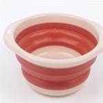 파란 해피숍 접이식 바스켓 소형 대야걸이 목욕탕대야 고무대야 : 파란 해피숍