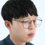 롤프 남성 남자 뿔테 안경테 블랙 둥근 동그라미 클래식 빈티지 패션 안경 동글이 : 롤프
