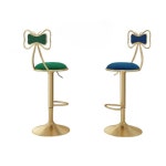 높이조절 회전 홈바 네일샵 대기실 의자 귀여운 아일랜드 홈바의자 쿠션리프트60-80cm(핑크) : 보라몰리