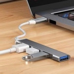 YST C타입 USB 허브 4포트 스마트폰연결 USB멀티 마우스연결 : 오또또