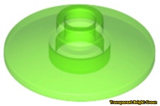 레고  접시 레이더 Dish 2 x 2 Inverted (Radar) 4740 Transparent Bright Green 투명밝은녹색 : 아이엠브릭