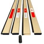 주차 차단기바 게이트 알루미늄 합금 차단바 큐빅 폴 : 남색구미
