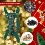 YUNVI 18개 다용도 조명 보관 홀더, 크리스마스 라이트 랩 정리함, 트리 라이트용 홀리데이 릴, 익스텐션 코드, 와이어 호스 18 : 글로벌소스