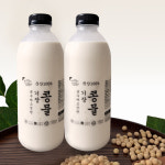 기장콩물 백태콩물 1000ml 2ea (국산 100% 백태 콩) : 순진 기장콩물