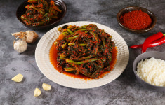 [죽포식당] 식객 허영만 갓김치 전라도 여수 돌산 갓김치 100% 2kg/3kg/5kg : 순애네부엌