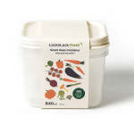 1+1 락앤락 항균순수킵 비스프리 채소 보관용기 반찬통 사각 소분용기 밀폐용기 640ml : 원글샵