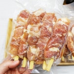 데리야끼 닭다리살꼬치 순살 수제닭꼬치 캠핑용닭꼬치 : 빠샤 수제닭꼬치